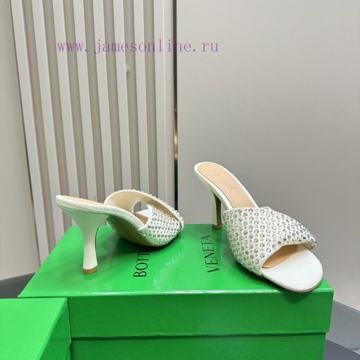 Bottega Venet* The latest and most classic woven high-heeled sandals, ins&Xiaohongshu, are wuo58kq4s - Image 5