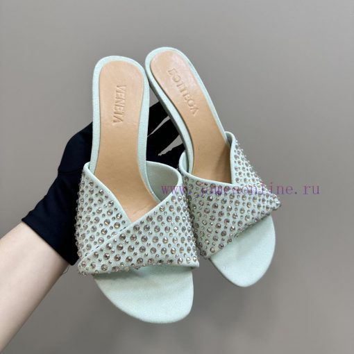 Bottega Venet* The latest and most classic woven high-heeled sandals, ins&Xiaohongshu, are wmpmt3nlt - Image 7