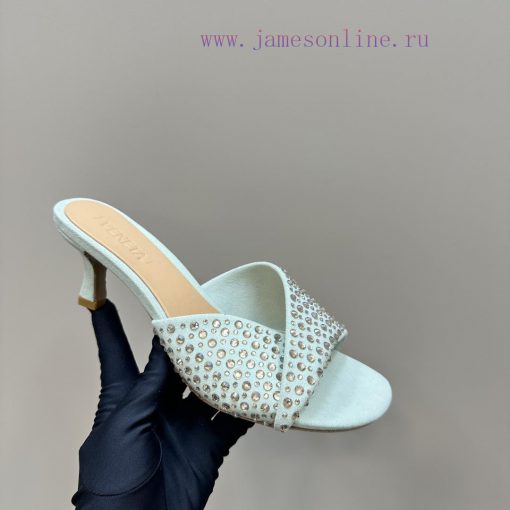 Bottega Venet* The latest and most classic woven high-heeled sandals, ins&Xiaohongshu, are wmpmt3nlt - Image 8