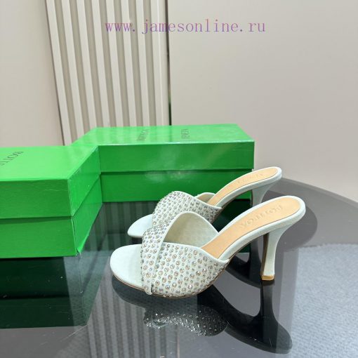 Bottega Venet* The latest and most classic woven high-heeled sandals, ins&Xiaohongshu, are w4stb25y0 - Image 2