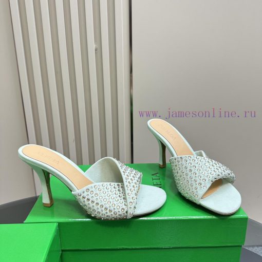 Bottega Venet* The latest and most classic woven high-heeled sandals, ins&Xiaohongshu, are w4stb25y0 - Image 4