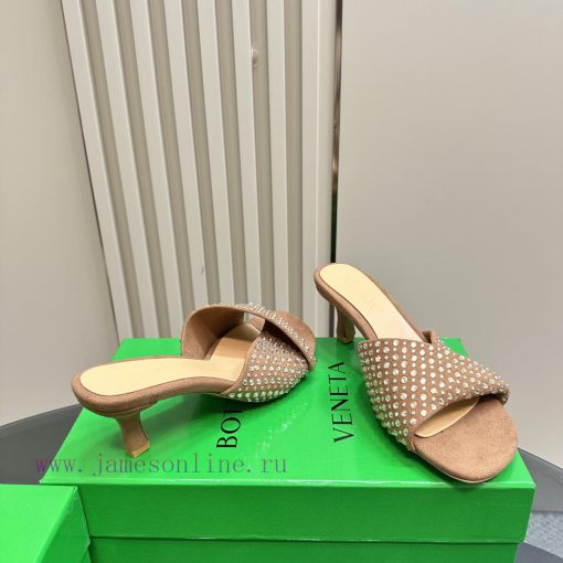 Bottega Venet* The latest and most classic woven high-heeled sandals, ins&Xiaohongshu, are wscn90icu - Image 5