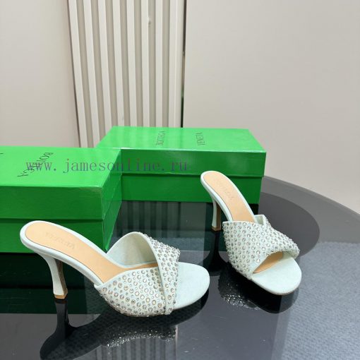 Bottega Venet* The latest and most classic woven high-heeled sandals, ins&Xiaohongshu, are w4stb25y0 - Image 6