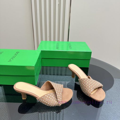 Bottega Venet* The latest and most classic woven high-heeled sandals, ins&Xiaohongshu, are wscn90icu - Image 6