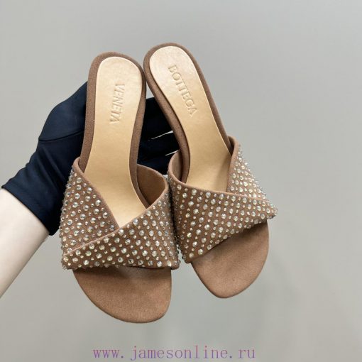 Bottega Venet* The latest and most classic woven high-heeled sandals, ins&Xiaohongshu, are wscn90icu - Image 7