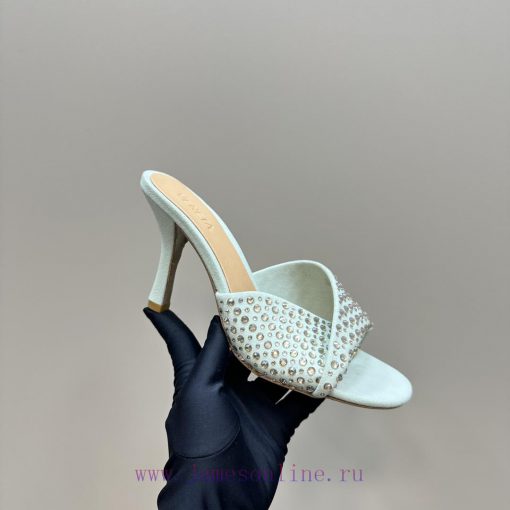 Bottega Venet* The latest and most classic woven high-heeled sandals, ins&Xiaohongshu, are w4stb25y0 - Image 8
