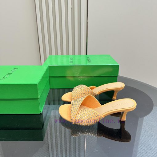 Bottega Venet* The latest and most classic woven high-heeled sandals, ins&Xiaohongshu, are w315ycmuu