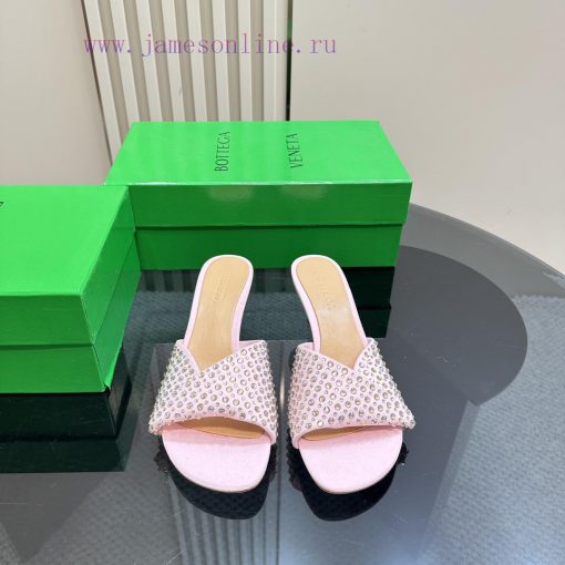 Bottega Venet* The latest and most classic woven high-heeled sandals, ins&Xiaohongshu, are wj5cci7t2 - Image 3