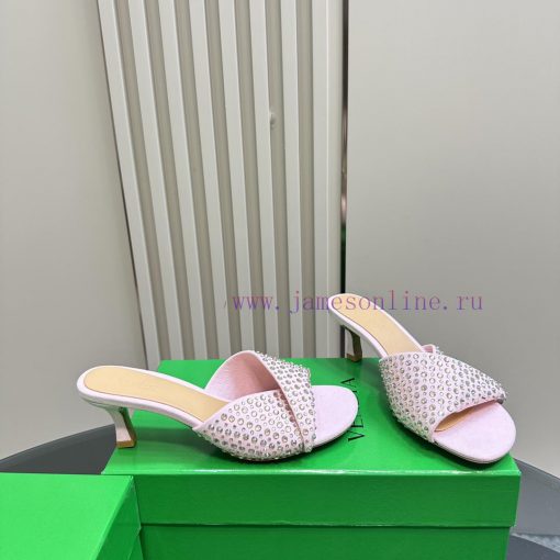 Bottega Venet* The latest and most classic woven high-heeled sandals, ins&Xiaohongshu, are wj5cci7t2 - Image 4