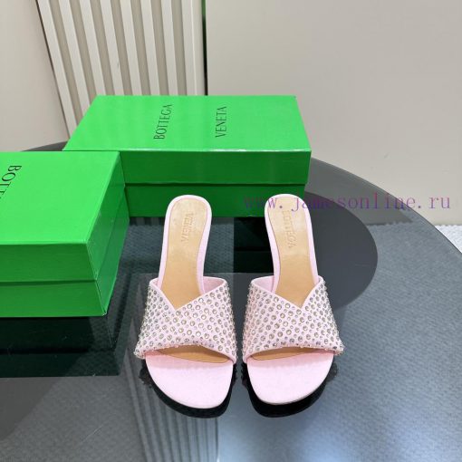 Bottega Venet* The latest and most classic woven high-heeled sandals, ins&Xiaohongshu, are wzg48ryjl - Image 3