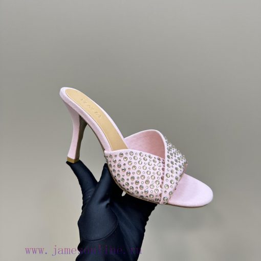 Bottega Venet* The latest and most classic woven high-heeled sandals, ins&Xiaohongshu, are wzg48ryjl - Image 8