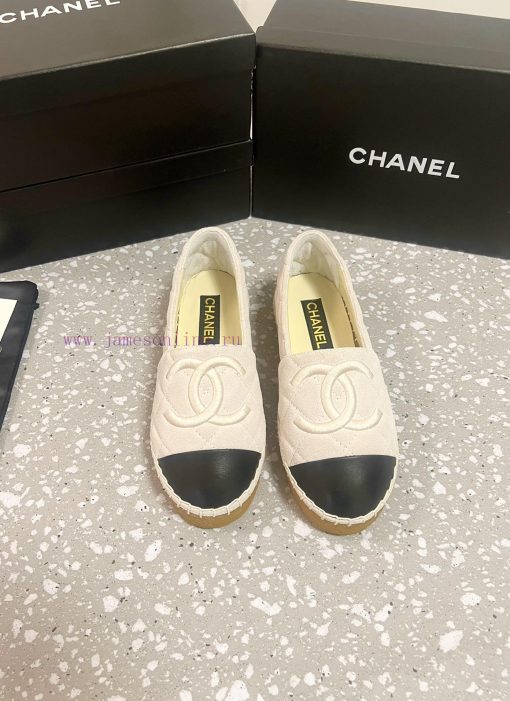 CHANEL Chanel 25ss New Early Spring Double C Color blocked suede calf leather fisherman shoeg3gs9tlw - Image 2