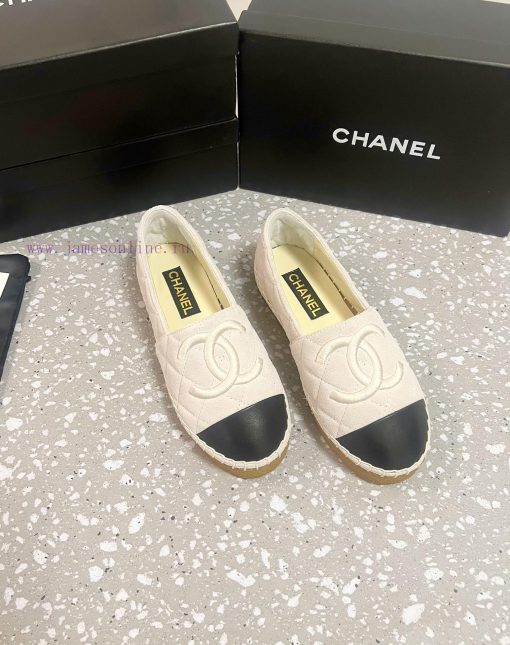CHANEL Chanel 25ss New Early Spring Double C Color blocked suede calf leather fisherman shoeg3gs9tlw - Image 3
