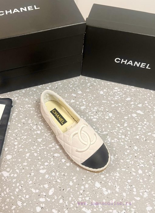 CHANEL Chanel 25ss New Early Spring Double C Color blocked suede calf leather fisherman shoeg3gs9tlw - Image 7