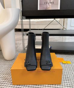 L ️ Donkey Home New Arrival~Short BootsL's Shake open heel high heels are made of high glossm28bsnke
