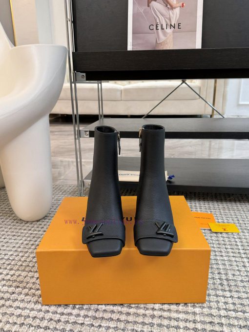 L ️ Donkey Home New Arrival~Short BootsL's Shake open heel high heels are made of high glossm28bsnke - Image 2
