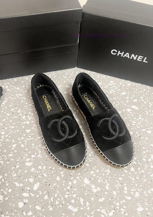 CHANEL Chanel 25ss New Early Spring Double C Color blocked suede calf leather fisherman shoe2fnfckva - Image 3