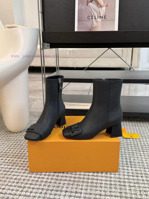 L ️ Donkey Home New Arrival~Short BootsL's Shake open heel high heels are made of high glossm28bsnke - Image 4