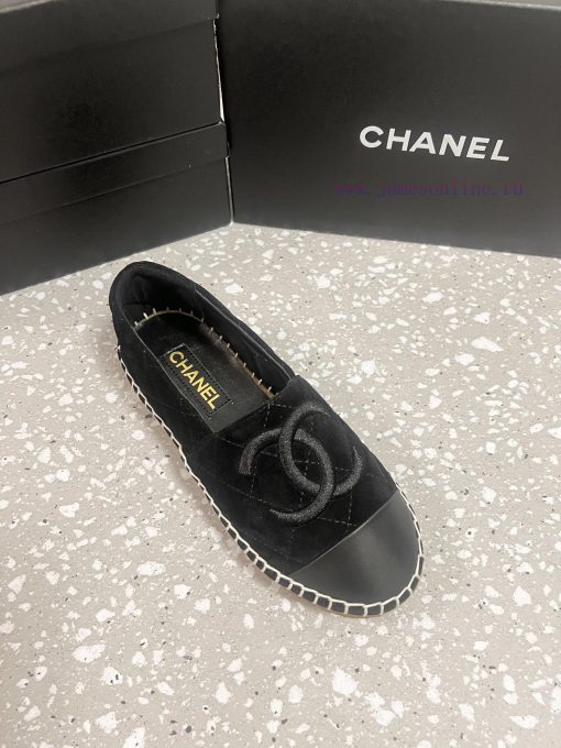 CHANEL Chanel 25ss New Early Spring Double C Color blocked suede calf leather fisherman shoe2fnfckva - Image 7