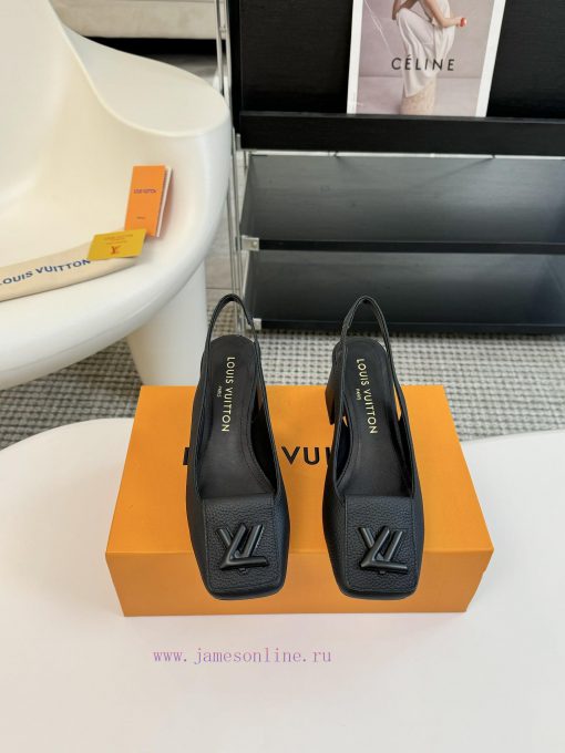 L ️ Donkey Home SS23 New Arrival~Heel Height 5.5cm 9.5cmL's Shake open heel high heels are mowfx8btp - Image 2