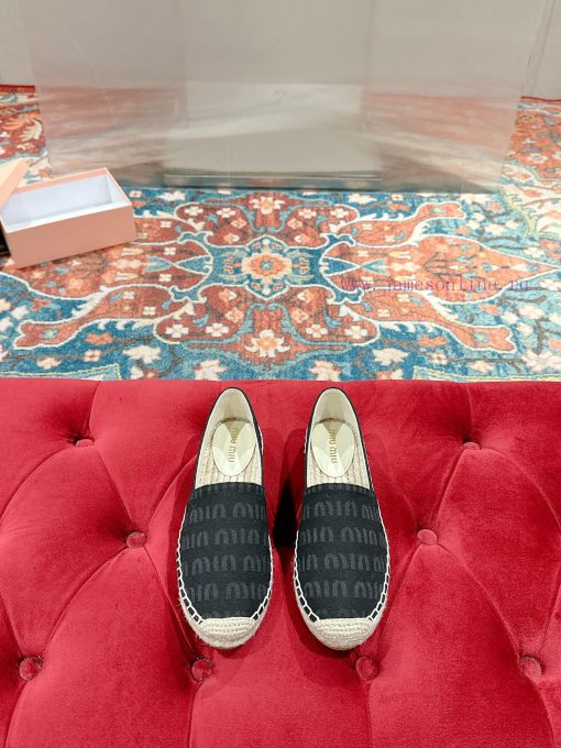Miumiu 2024 new casual shoes fisherman shoesGrass woven shoes with grass woven insole * madel9fx9cix