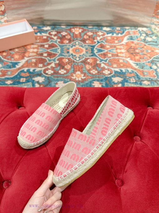 Miumiu 2024 new casual shoes fisherman shoesGrass woven shoes with grass woven insole * madegtw4lag4 - Image 8