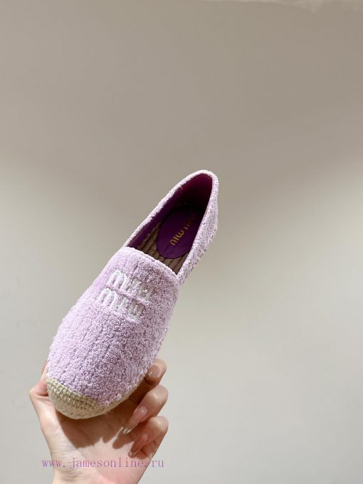 Miumiu 2024 new casual shoes fisherman shoesGrass woven shoes with grass woven insole * made0v224opg - Image 3