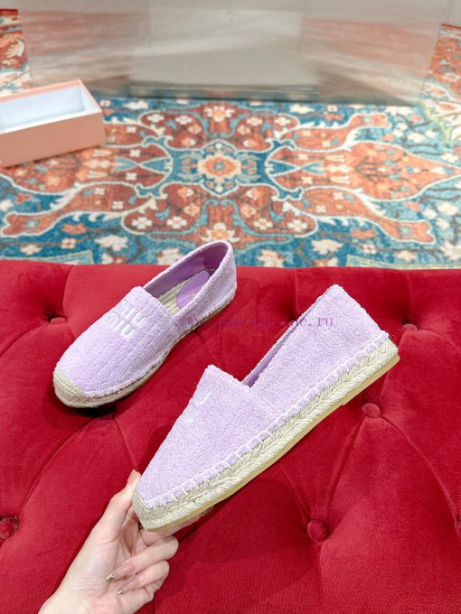 Miumiu 2024 new casual shoes fisherman shoesGrass woven shoes with grass woven insole * made0v224opg - Image 4