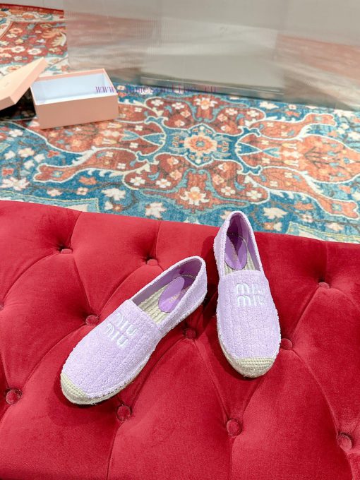 Miumiu 2024 new casual shoes fisherman shoesGrass woven shoes with grass woven insole * made0v224opg - Image 6