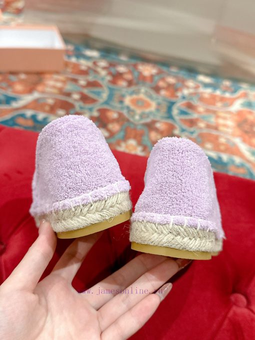 Miumiu 2024 new casual shoes fisherman shoesGrass woven shoes with grass woven insole * made0v224opg - Image 8
