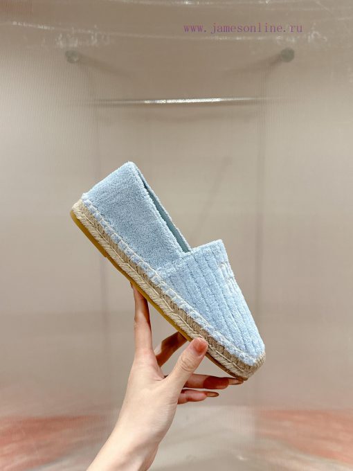 Miumiu 2024 new casual shoes fisherman shoesGrass woven shoes with grass woven insole * madezyueh57z - Image 9