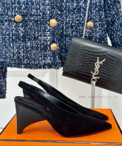 Herm è s/Herm è s Classic High Heel Pointed SandalsExtremely retro design with a strong exotcopvtpmv
