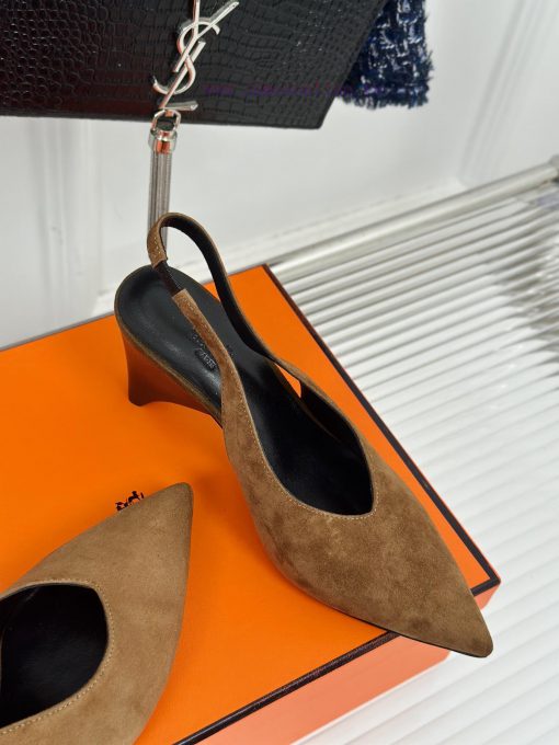Herm è s/Herm è s Classic High Heel Pointed SandalsExtremely retro design with a strong exot7dlu75ns - Image 6