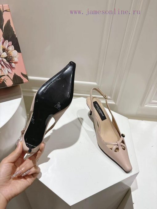 DG small square head new model, size 35-42 genuine leather outsole, top layer calf leather, gxbu88m0 - Image 4