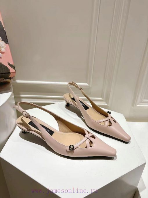 DG small square head new model, size 35-42 genuine leather outsole, top layer calf leather, ptjbw07r - Image 5