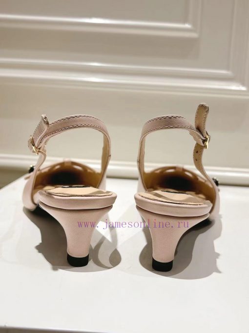 DG small square head new model, size 35-42 genuine leather outsole, top layer calf leather, ptjbw07r - Image 9