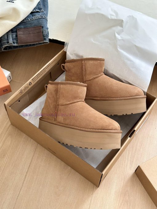 , size 35-40Ugg. Autumn and Winter Atmosphere 5cm Thick Bottom Low BarrelThe most popular th2gb1qquy - Image 3