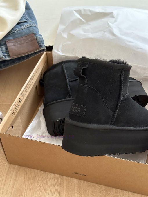 , size 35-40Ugg. Autumn and Winter Atmosphere 5cm Thick Bottom Low BarrelThe most popular th0qjer76n - Image 5