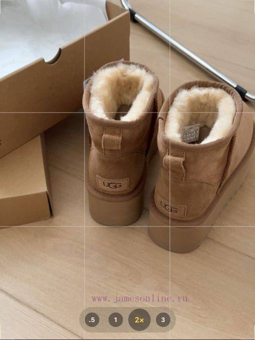 , size 35-40Ugg. Autumn and Winter Atmosphere 5cm Thick Bottom Low BarrelThe most popular th2gb1qquy - Image 7