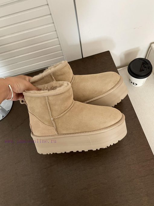 , size 35-40Ugg. Autumn and Winter Atmosphere 5cm Thick Bottom Low BarrelThe most popular thqrbv7k89 - Image 3