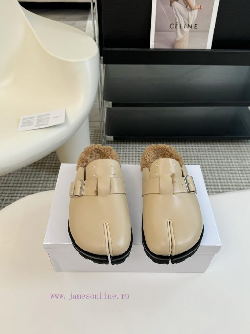 𝐌𝐚𝐢𝐬𝐨𝐧𝐌𝐚𝐫𝐠𝐢𝐞𝐥𝐚 Magira 𝐌𝟔 Split toe One Foot Pedal Boken Split Toe Tabi Baotou Slippers Magirgmxdco43 - Image 2