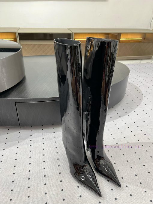𝑴𝑼𝑮𝑳𝑬𝑹𝟐𝟒𝑭𝑾 Personalized and advanced designFabric patent leatherInner sheepskinLeather soleE5ph2rpf0 - Image 3