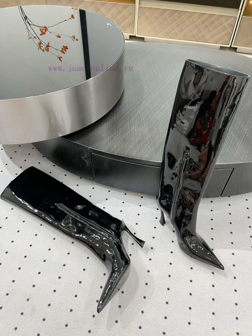 𝑴𝑼𝑮𝑳𝑬𝑹𝟐𝟒𝑭𝑾 Personalized and advanced designFabric patent leatherInner sheepskinLeather soleE5ph2rpf0 - Image 4