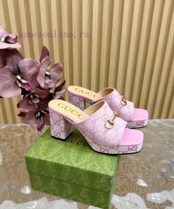 New 2024 Spring/Summer Collection GUCCI Gucci Water Platform Coarse Heel Horseclip Sandals Lk0o6pkpk