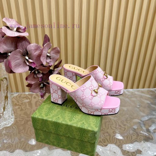 New 2024 Spring/Summer Collection GUCCI Gucci Water Platform Coarse Heel Horseclip Sandals Lk0o6pkpk