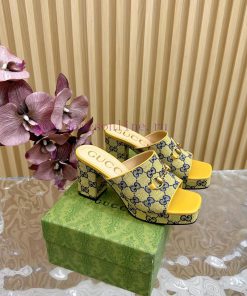 New 2024 Spring/Summer Collection GUCCI Gucci Water Platform Coarse Heel Horseclip Sandals Lm6wxfur8