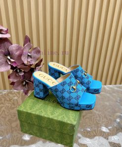 New 2024 Spring/Summer Collection GUCCI Gucci Water Platform Coarse Heel Horseclip Sandals Ls3gavx6m