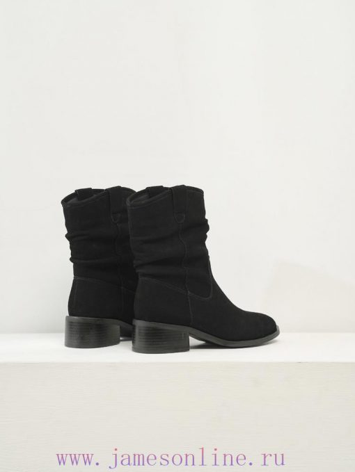 Short City Stroll Saves Little Thick Legs HUOGEN/Huo Hee Pile Boots are elves dancing gracefe9e0ykfa - Image 9