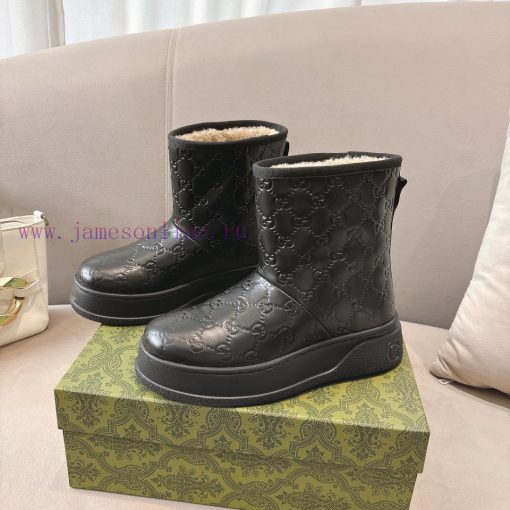 Popular P GG2024 new women's and ankle boots wool boots. This Cruise 2024 boot is both stablir15o2t9 - Image 2