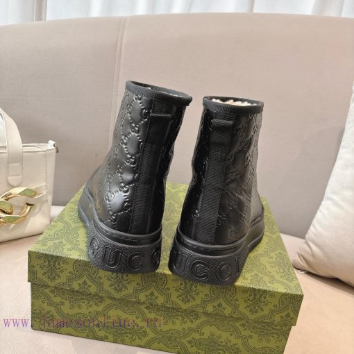 Popular P GG2024 new women's and ankle boots wool boots. This Cruise 2024 boot is both stablir15o2t9 - Image 9